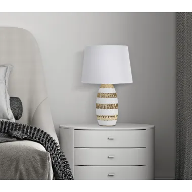 LAMPA STOŁOWA GLAM MIX 33X50 cm MIN 2